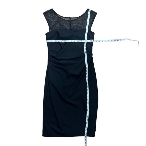 NWT Vera Wang Black Formal Dress Size 6 - Picture 3 of 11